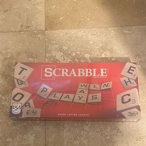 Hasbro Scrabble Board Game - Bold Red